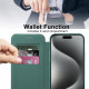 Techsuit  SmartMag Book Case  iPhone 15 Pro Max  Green