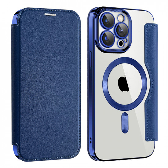 Techsuit  SmartMag Book Case  iPhone 15 Pro Max  Blue