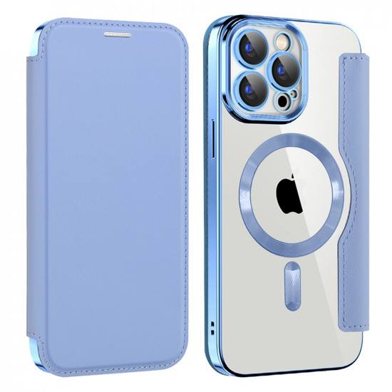 Techsuit  SmartMag Book Case  iPhone 15 Pro Max  Light Blue