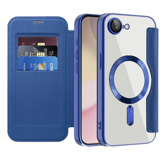 Techsuit  SmartMag Book Case  iPhone 16e  Blue