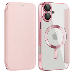 Techsuit  SmartMag Book Case  iPhone 16  Pink