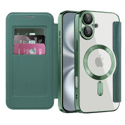 Techsuit  SmartMag Book Case  iPhone 16  Green