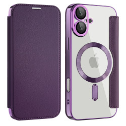 Techsuit  SmartMag Book Case  iPhone 16  Purple