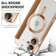 Techsuit  SmartMag Book Case  iPhone 16 Plus  Brown