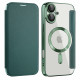 Techsuit  SmartMag Book Case  iPhone 16 Plus  Green