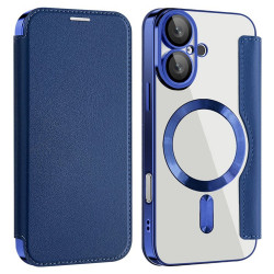 Techsuit  SmartMag Book Case  iPhone 16 Plus  Blue