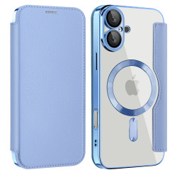 Techsuit  SmartMag Book Case  iPhone 16 Plus  Light Blue