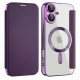 Techsuit  SmartMag Book Case  iPhone 16 Plus  Purple