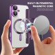 Techsuit  SmartMag Book Case  iPhone 16 Plus  Purple