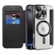 Techsuit  SmartMag Book Case  iPhone 16 Pro  Black