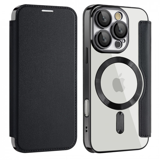 Techsuit  SmartMag Book Case  iPhone 16 Pro Max  Black