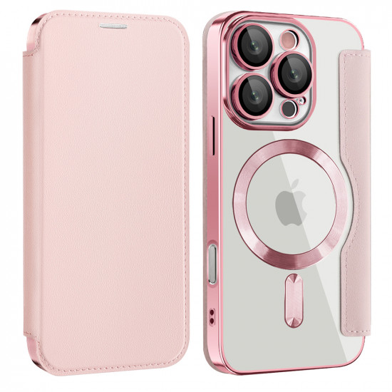 Techsuit  SmartMag Book Case  iPhone 16 Pro Max  Pink