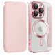 Techsuit  SmartMag Book Case  iPhone 16 Pro Max  Pink