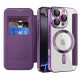 Techsuit  SmartMag Book Case  iPhone 16 Pro Max  Purple