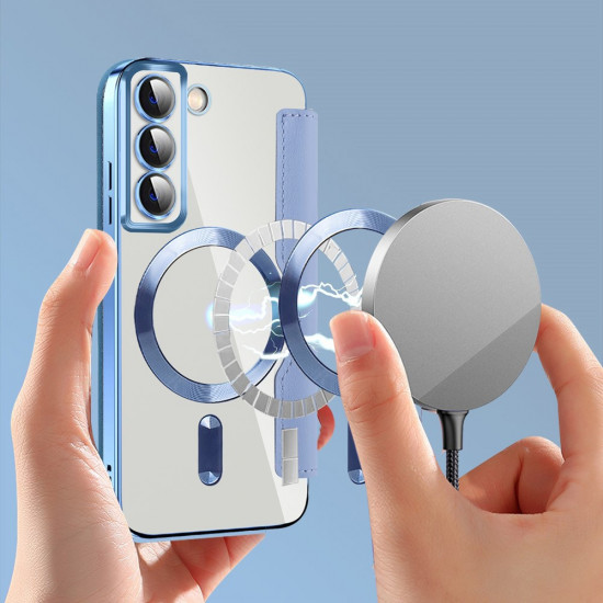 Techsuit  SmartMag Book Case  Samsung Galaxy S22 5G  Light Blue