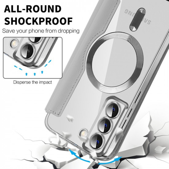 Techsuit  SmartMag Book Case  Samsung Galaxy S22 5G  Gray