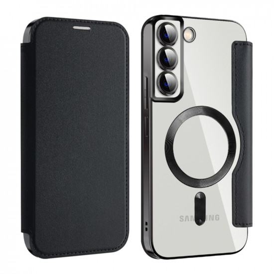 Techsuit  SmartMag Book Case  Samsung Galaxy S22 Plus 5G  Black