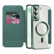 Techsuit  SmartMag Book Case  Samsung Galaxy S22 Plus 5G  Green