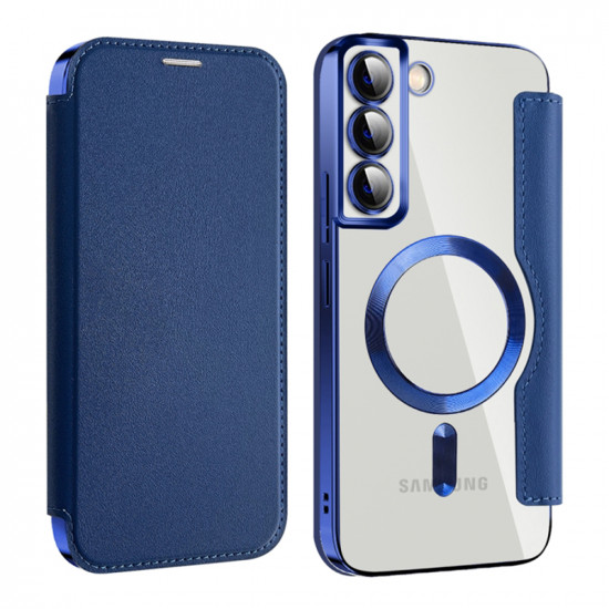 Techsuit  SmartMag Book Case  Samsung Galaxy S22 Plus 5G  Blue