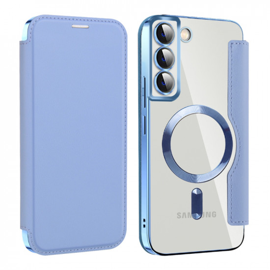Techsuit  SmartMag Book Case  Samsung Galaxy S22 Plus 5G  Light Blue