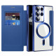 Techsuit  SmartMag Book Case  Samsung Galaxy S22 Ultra 5G  Blue