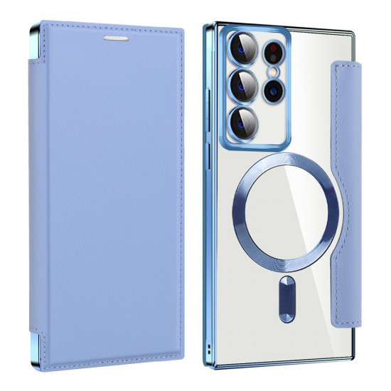 Techsuit SmartMag Book Case Samsung Galaxy S22 Ultra 5G Light Blue Techsuit SmartMag Book Case Samsung Galaxy S22 Ultra 5G Light Blue