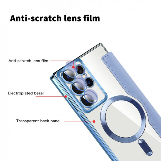 Techsuit SmartMag Book Case Samsung Galaxy S22 Ultra 5G Light Blue Techsuit SmartMag Book Case Samsung Galaxy S22 Ultra 5G Light Blue