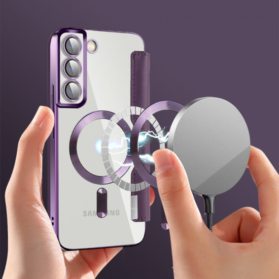 Techsuit  SmartMag Book Case  Samsung Galaxy S22 Plus 5G  Purple