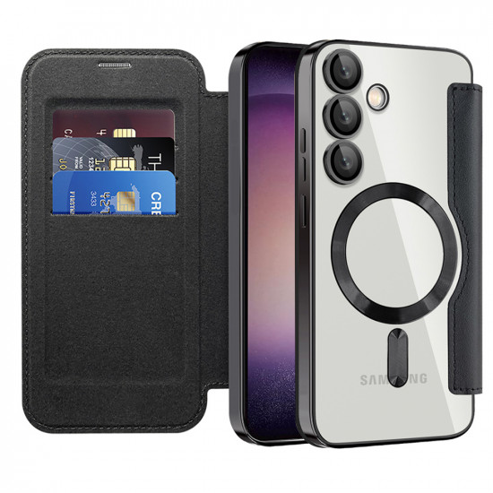 Techsuit  SmartMag Book Case  Samsung Galaxy S23  Black
