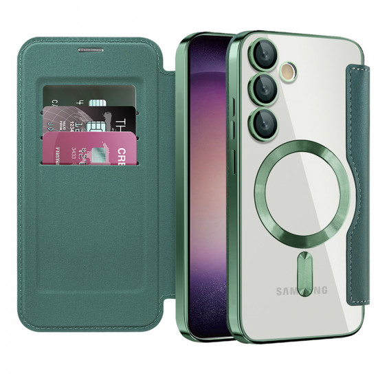 Techsuit  SmartMag Book Case  Samsung Galaxy S23  Green