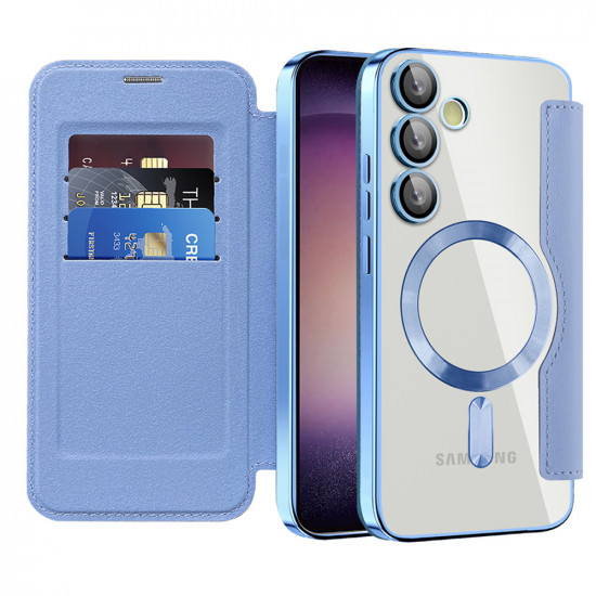 Techsuit  SmartMag Book Case  Samsung Galaxy S23  Light Blue