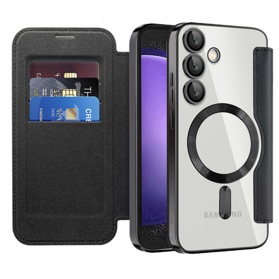 Techsuit  SmartMag Book Case  Samsung Galaxy S23 FE  Black