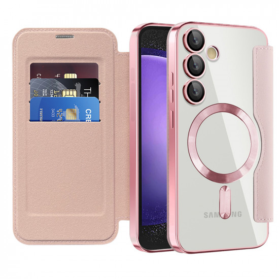 Techsuit  SmartMag Book Case  Samsung Galaxy S23 FE  Pink