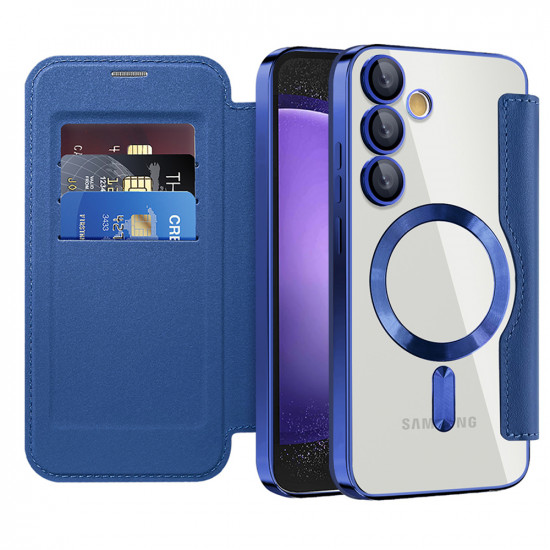 Techsuit  SmartMag Book Case  Samsung Galaxy S23 FE  Blue
