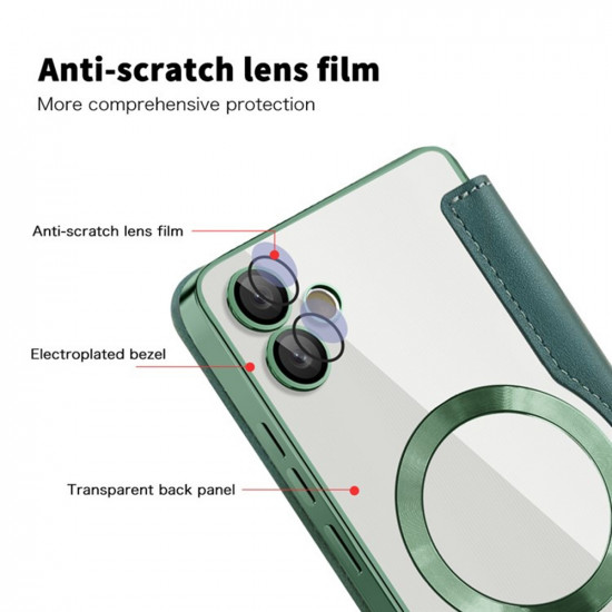 Techsuit  SmartMag Book Case  Samsung Galaxy A05  Green