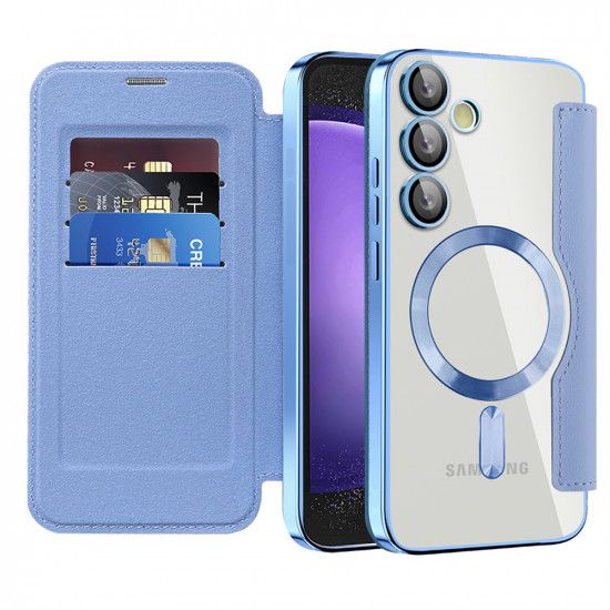 Techsuit  SmartMag Book Case  Samsung Galaxy S23 FE  Light Blue