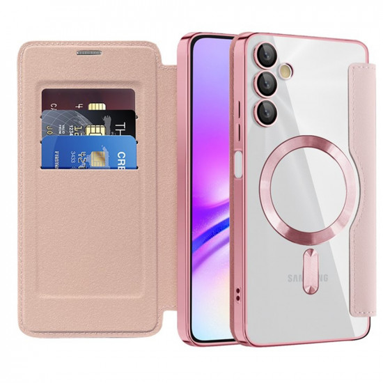 Techsuit  SmartMag Book Case  Samsung Galaxy A05s  Pink
