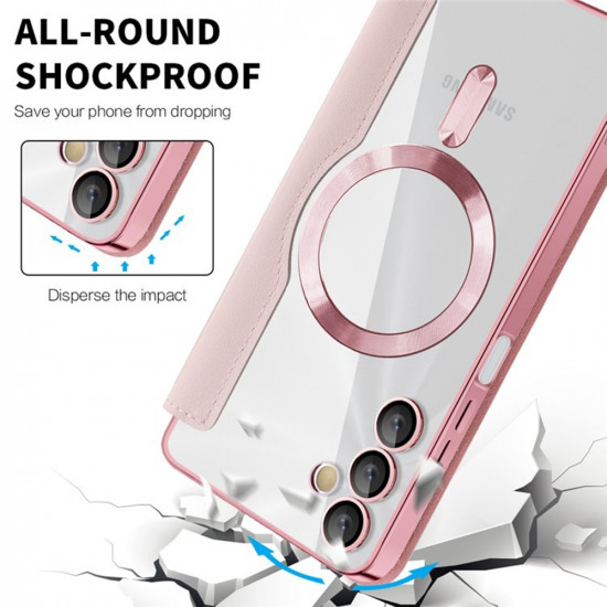 Techsuit  SmartMag Book Case  Samsung Galaxy A05s  Pink