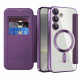 Techsuit  SmartMag Book Case  Samsung Galaxy S24  Purple