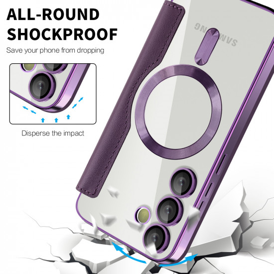 Techsuit  SmartMag Book Case  Samsung Galaxy S24  Purple