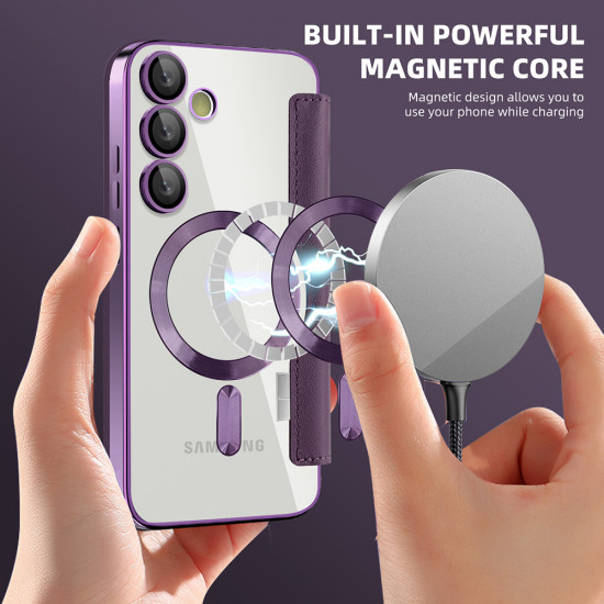 Techsuit  SmartMag Book Case  Samsung Galaxy S24  Purple