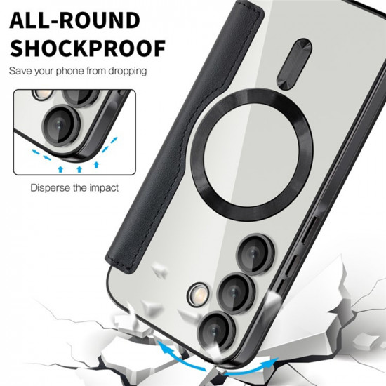 Techsuit  SmartMag Book Case  Samsung Galaxy A35 5G  Black