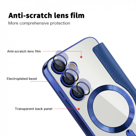 Techsuit  SmartMag Book Case  Samsung Galaxy S24  Blue