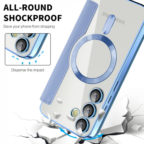 Techsuit  SmartMag Book Case  Samsung Galaxy S24  Light Blue