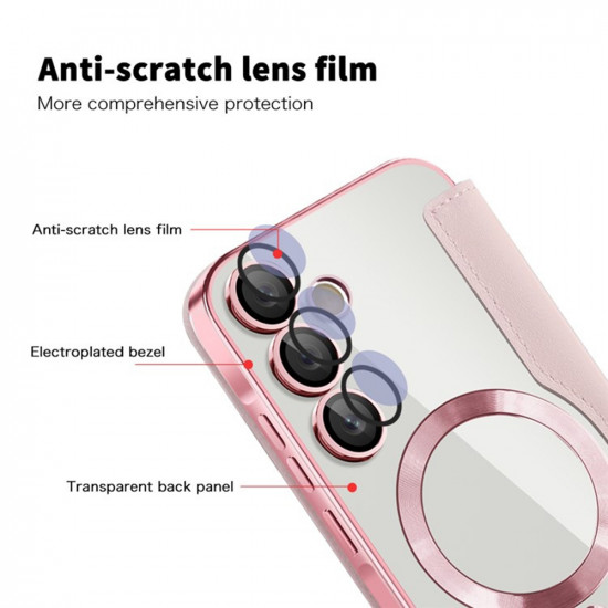 Techsuit  SmartMag Book Case  Samsung Galaxy A35 5G  Pink