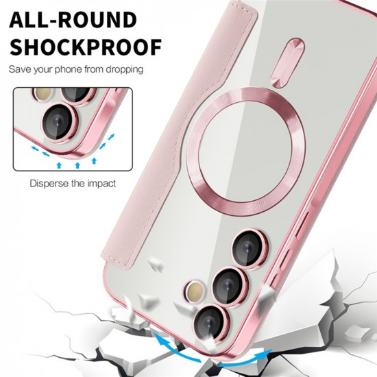 Techsuit  SmartMag Book Case  Samsung Galaxy A35 5G  Pink