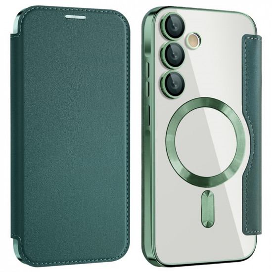 Techsuit  SmartMag Book Case  Samsung Galaxy A35 5G  Green
