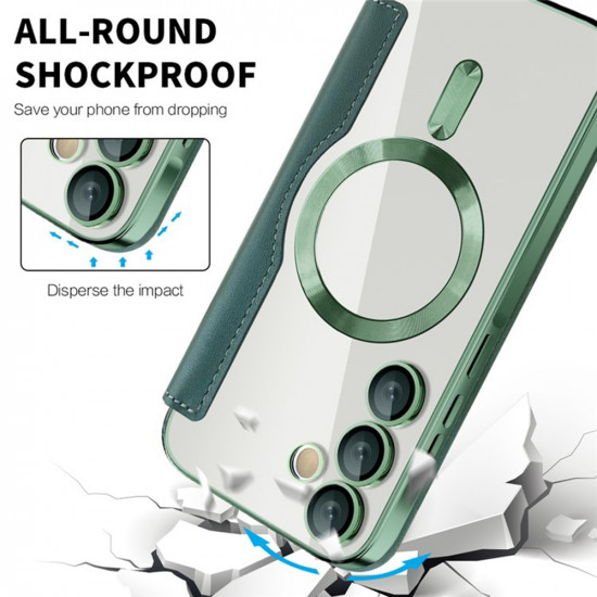 Techsuit  SmartMag Book Case  Samsung Galaxy A35 5G  Green