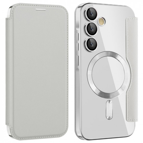 Techsuit SmartMag Book Case Samsung Galaxy A35 5G Gray Techsuit SmartMag Book Case Samsung Galaxy A35 5G Gray