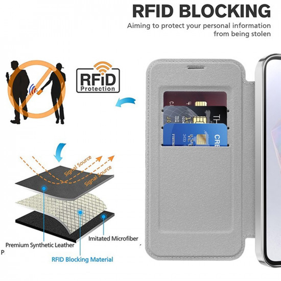 Techsuit SmartMag Book Case Samsung Galaxy A35 5G Gray Techsuit SmartMag Book Case Samsung Galaxy A35 5G Gray